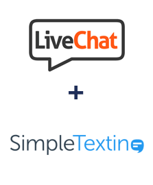 LiveChat ve SimpleTexting entegrasyonu