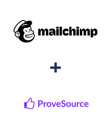 MailChimp ve ProveSource entegrasyonu