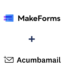 MakeForms ve Acumbamail entegrasyonu