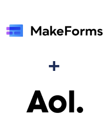 MakeForms ve AOL entegrasyonu