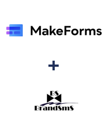 MakeForms ve BrandSMS  entegrasyonu