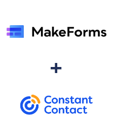 MakeForms ve Constant Contact entegrasyonu