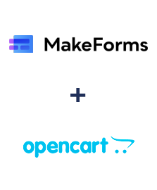 MakeForms ve Opencart entegrasyonu
