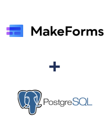 MakeForms ve PostgreSQL entegrasyonu