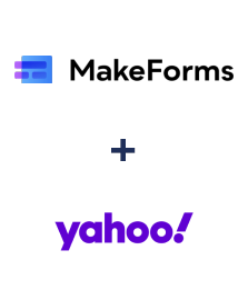 MakeForms ve Yahoo! entegrasyonu