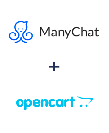 ManyChat ve Opencart entegrasyonu