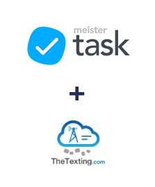 MeisterTask ve TheTexting entegrasyonu