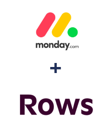 Monday.com ve Rows entegrasyonu