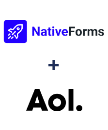 NativeForms ve AOL entegrasyonu