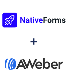 NativeForms ve AWeber entegrasyonu