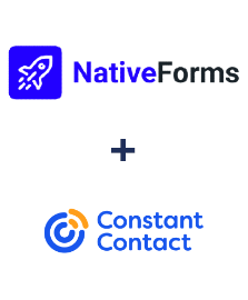 NativeForms ve Constant Contact entegrasyonu