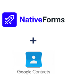 NativeForms ve Google Contacts entegrasyonu
