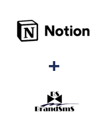 Notion ve BrandSMS  entegrasyonu
