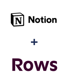 Notion ve Rows entegrasyonu