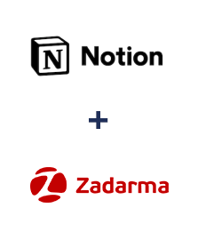 Notion ve Zadarma entegrasyonu