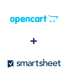 Opencart ve Smartsheet entegrasyonu