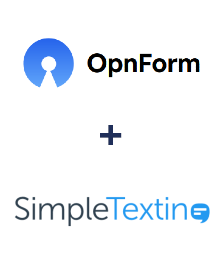 OpnForm ve SimpleTexting entegrasyonu