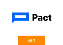 Pact diğer sistemlerle API aracılığıyla entegrasyon