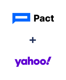 Pact ve Yahoo! entegrasyonu Pact ve Yahoo! entegrasyonu
