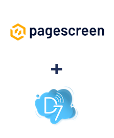 Pagescreen ve D7 SMS entegrasyonu