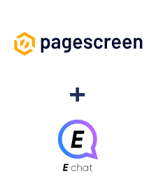 Pagescreen ve E-chat entegrasyonu