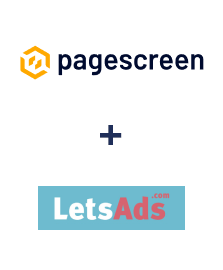 Pagescreen ve LetsAds entegrasyonu