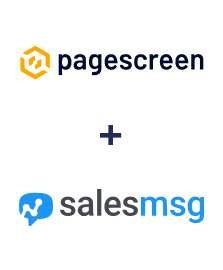 Pagescreen ve Salesmsg entegrasyonu