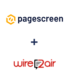 Pagescreen ve Wire2Air entegrasyonu