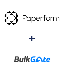 Paperform ve BulkGate entegrasyonu