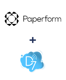 Paperform ve D7 SMS entegrasyonu