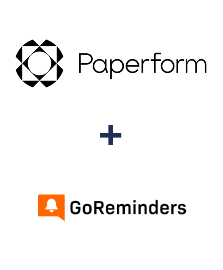 Paperform ve GoReminders entegrasyonu