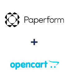Paperform ve Opencart entegrasyonu