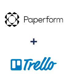 Paperform ve Trello entegrasyonu