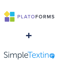 PlatoForms ve SimpleTexting entegrasyonu