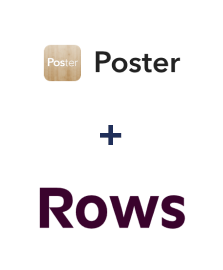 Poster ve Rows entegrasyonu