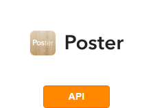 Poster diğer sistemlerle API aracılığıyla entegrasyon