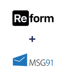 Reform ve MSG91 entegrasyonu