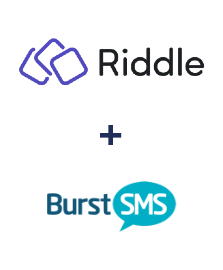 Riddle ve Burst SMS entegrasyonu