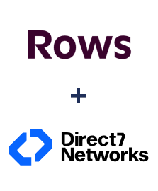 Rows ve D7 Networks entegrasyonu