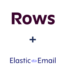 Rows ve Elastic Email entegrasyonu