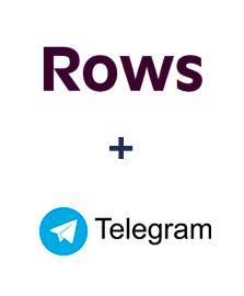 Rows ve Telegram entegrasyonu