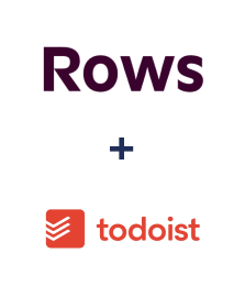 Rows ve Todoist entegrasyonu