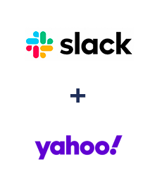 Slack ve Yahoo! entegrasyonu