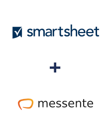 Smartsheet ve Messente entegrasyonu