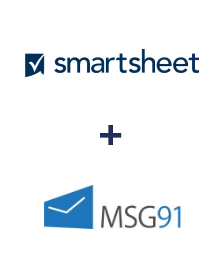 Smartsheet ve MSG91 entegrasyonu