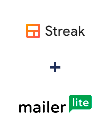 Streak ve MailerLite entegrasyonu