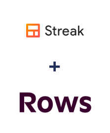 Streak ve Rows entegrasyonu