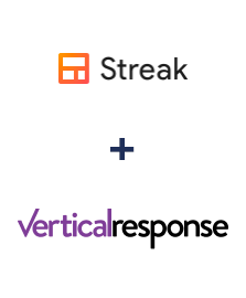 Streak ve VerticalResponse entegrasyonu