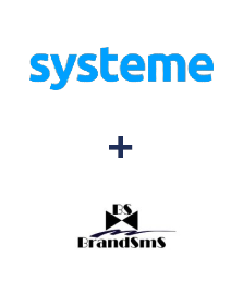 Systeme.io ve BrandSMS  entegrasyonu