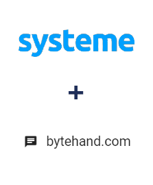 Systeme.io ve BYTEHAND entegrasyonu Systeme.io ve BYTEHAND entegrasyonu